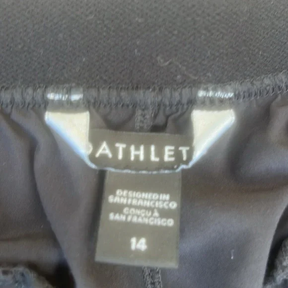 Athleta Women's Vienna Black Lightweight Pull on Cargo Pants Size 14